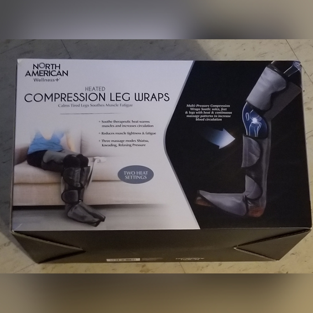 North American Wellness Heated Compression Leg Wraps